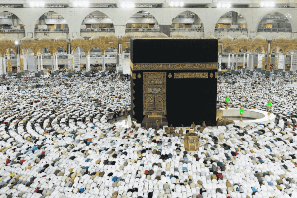 Storage facility for Umrah Pilgrims at Grand Mosque. Saudi Umrah visa from Hyderabad