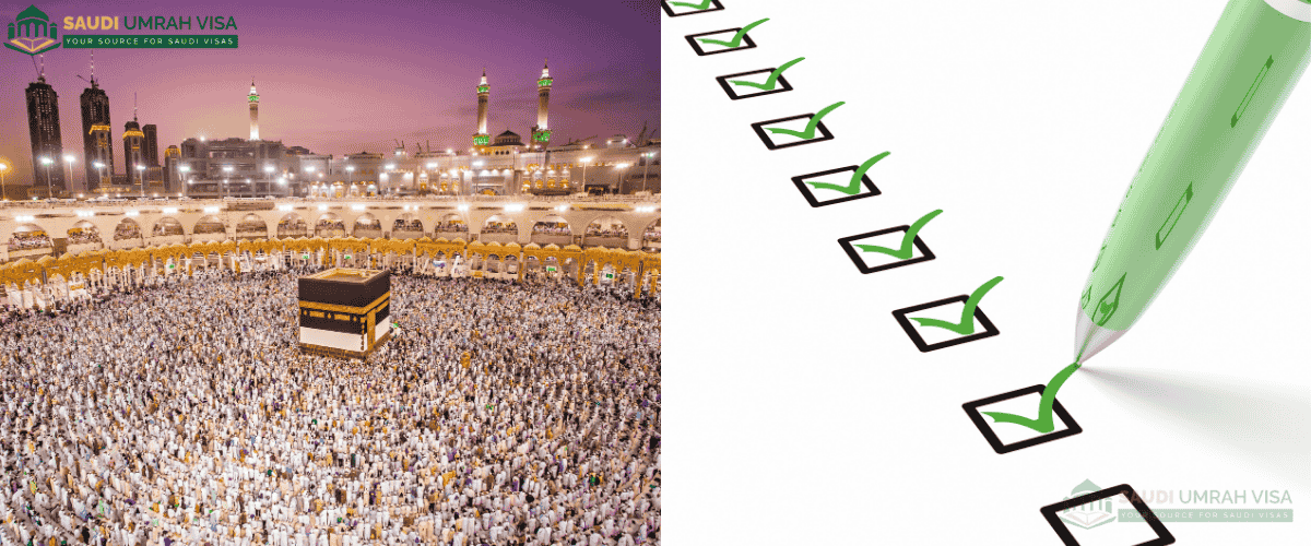 checklist for saudi umrah visa