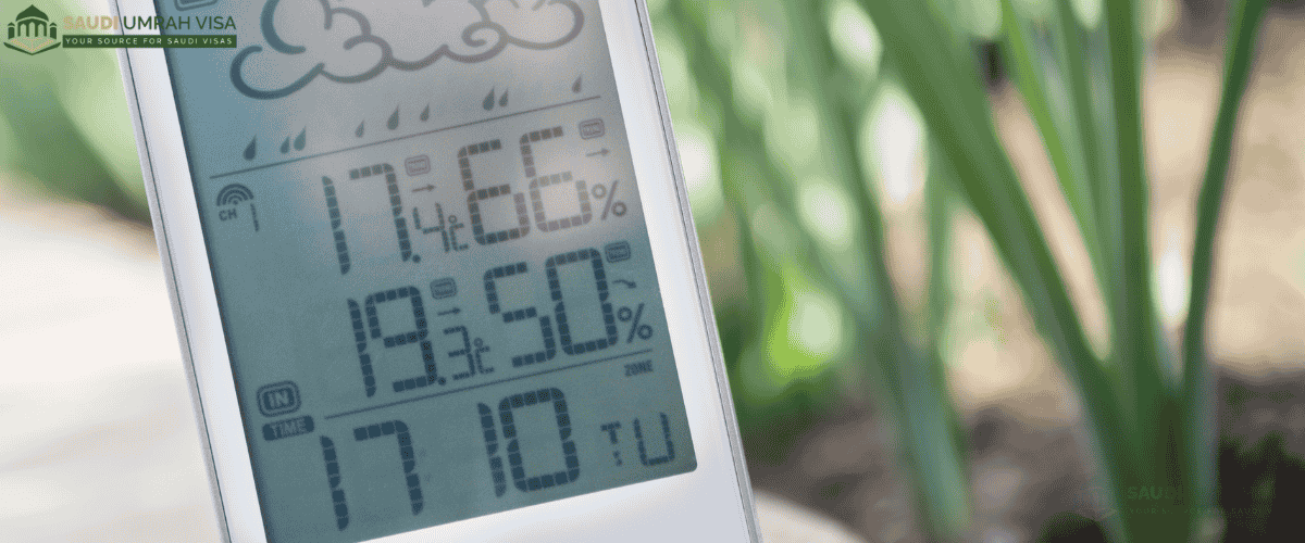 weather in saudi during umrah or hajj