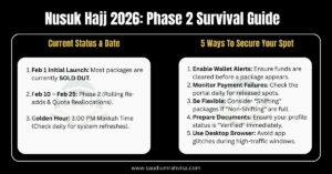 Nusuk Hajj 2026: Phase 2 Booking Survival Guide